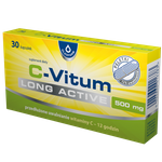 C-Vitum Long Active, 500 mg - witamina C o przedłużonym uwalnianiu