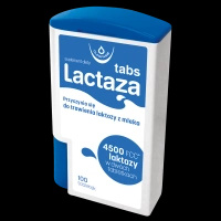 Lactaza Tabs enzym laktaza 100 tabletek
